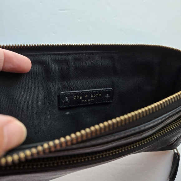 Rag & Bone Black Leather Clutch - Picture 5 of 7